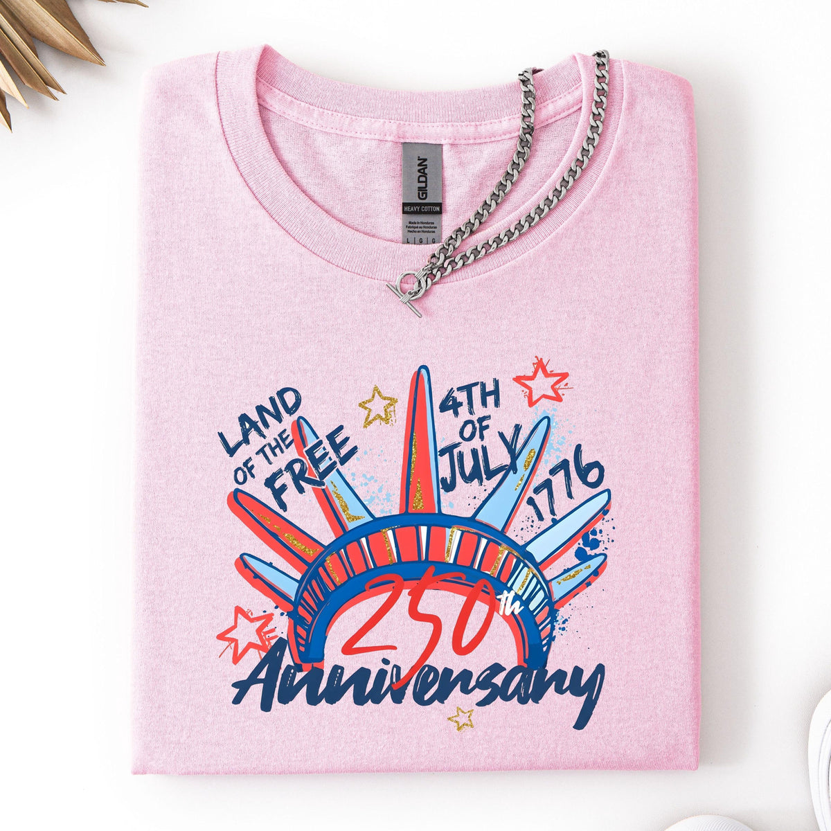 Family Matching 4th Of July Shirts Usa 250th Anniversary Shirts Land Of The Free Tee Patriotic Family Outfits Red White Blue Family Set 1781238799677.jpg