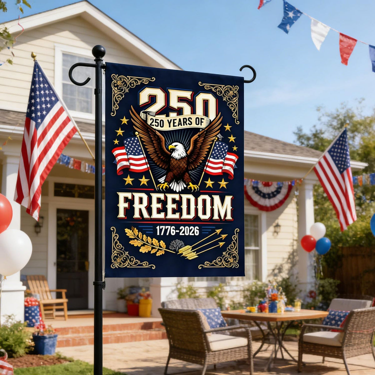 250 Anniversary Usa Flag Usa Flag For 250th Anniversary Celebration 4th Of July Decorations Double Sided Garden Flags With Eagle Design 1776 2026 Patriotic Decor 1781246867697.jpg