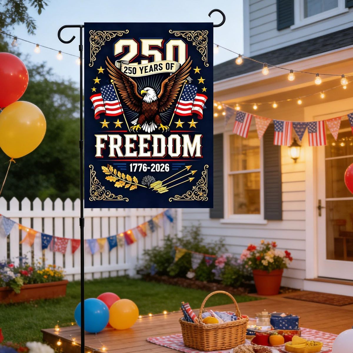 250 Anniversary Usa Flag Usa Flag For 250th Anniversary Celebration 4th Of July Decorations Double Sided Garden Flags With Eagle Design 1776 2026 Patriotic Decor 1781246867699.jpg