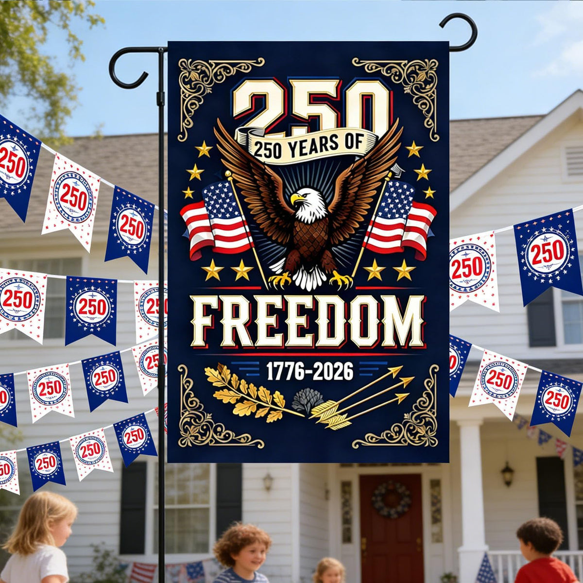 250 Anniversary Usa Flag Usa Flag For 250th Anniversary Celebration 4th Of July Decorations Double Sided Garden Flags With Eagle Design 1776 2026 Patriotic Decor 1781246867706.jpg