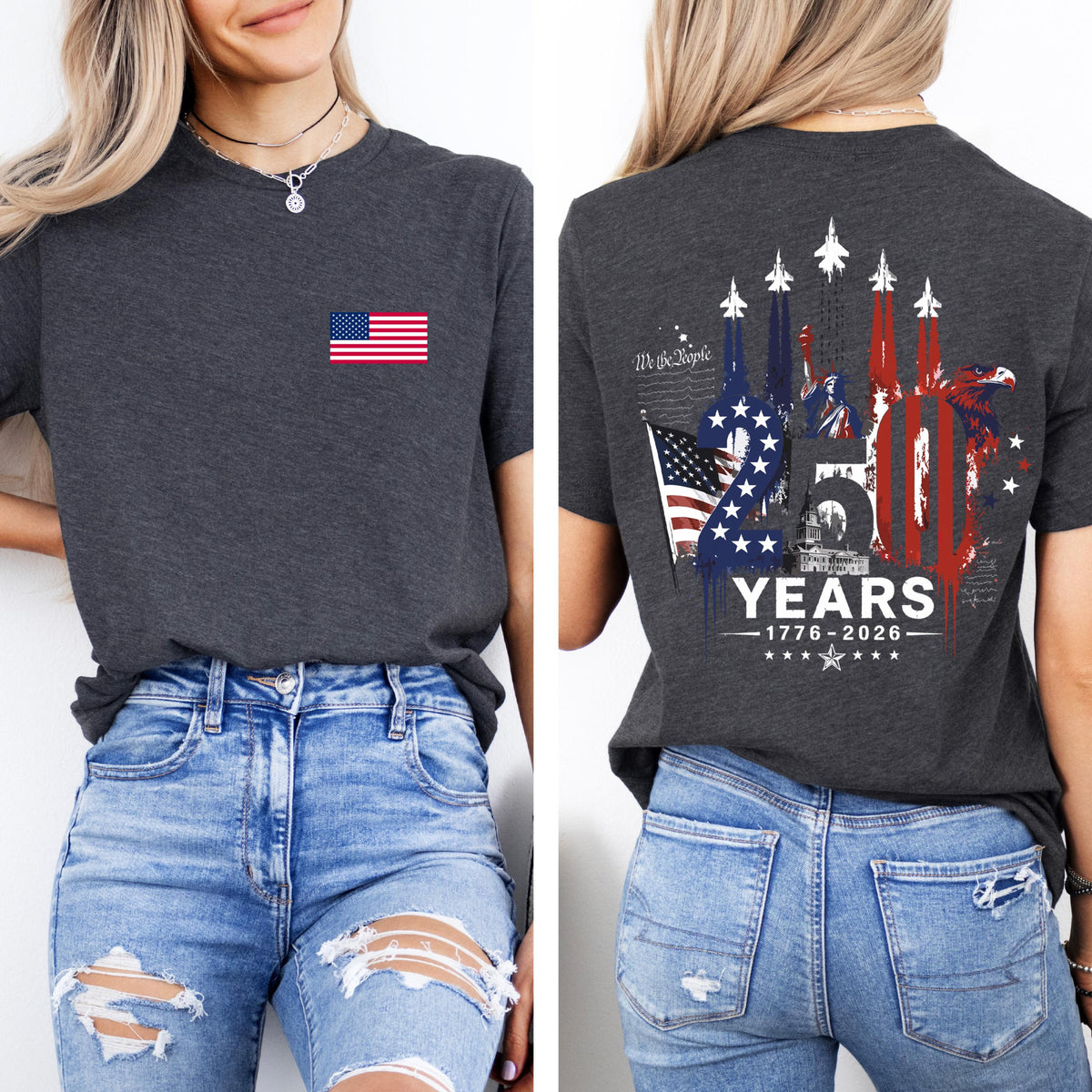 America 250 Shirt 1776 To 2026 Fighter Jet Tee Front And Back Print Patriotic Top 4th Of July Shirt 250 Years Of Freedom Usa Graphic 1781247264469.jpg