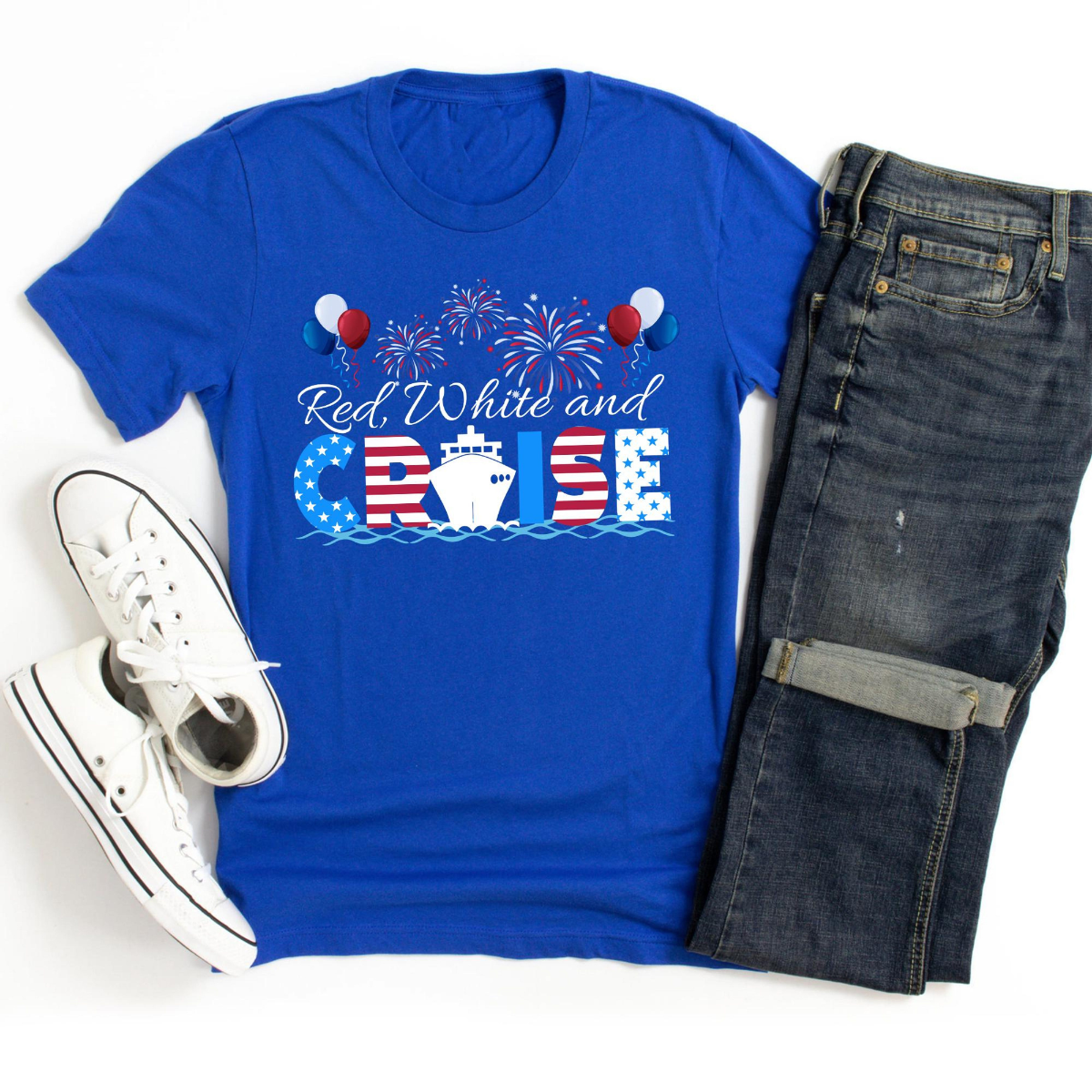 Red White And Cruise Shirt 4th Of July Cruise Shirts Fourth Of July Cruise Squad 2025 Tshirt Matching Cruise Shirts Family Vacation Shirt 1781248097243.png