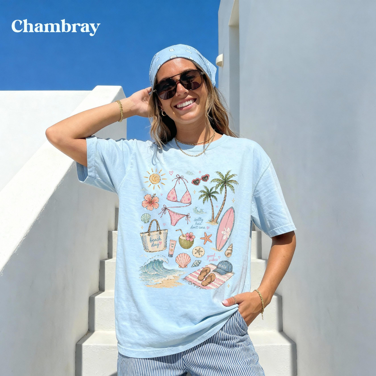Beach Summer Vacation Shirt Seashell Bikini Tees Comfort Colors Summer Shirt Beach Vacation Shirt Tropical Shirt 1781255254837.png