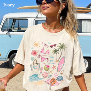 Beach Summer Vacation Shirt Seashell Bikini Tees Comfort Colors Summer Shirt Beach Vacation Shirt Tropical Shirt 1781255255586.png