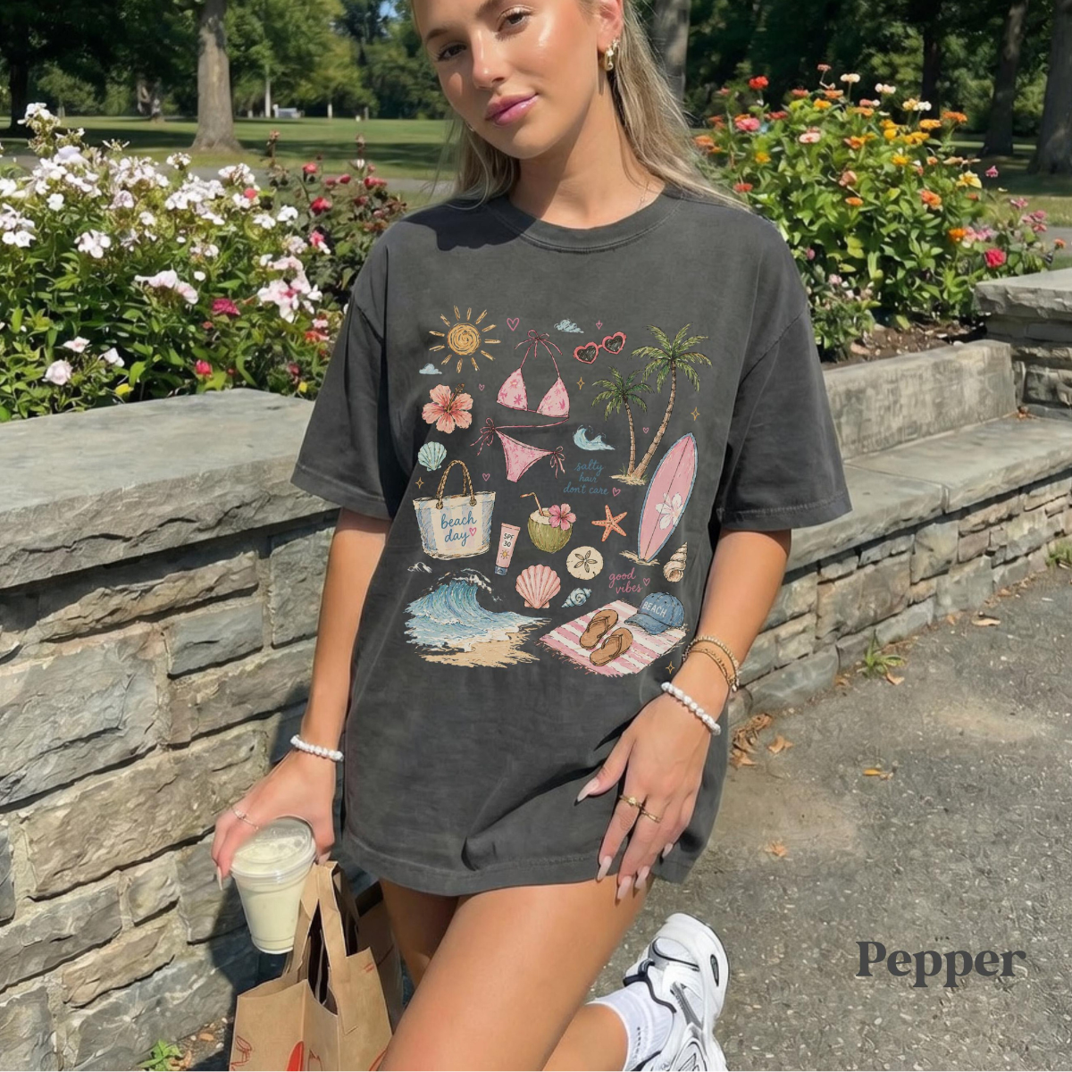 Beach Summer Vacation Shirt Seashell Bikini Tees Comfort Colors Summer Shirt Beach Vacation Shirt Tropical Shirt 1781255255718.png
