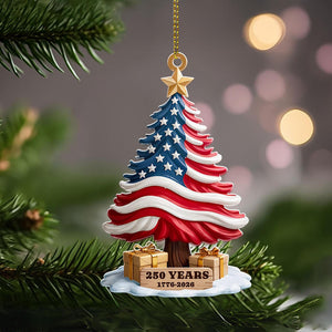 250th Anniversary Ornament 1776 2026 American Flag Christmas Tree Decor Patriotic Holiday Gift Us History Keepsake 250 Years Of America 1781490034278.jpg