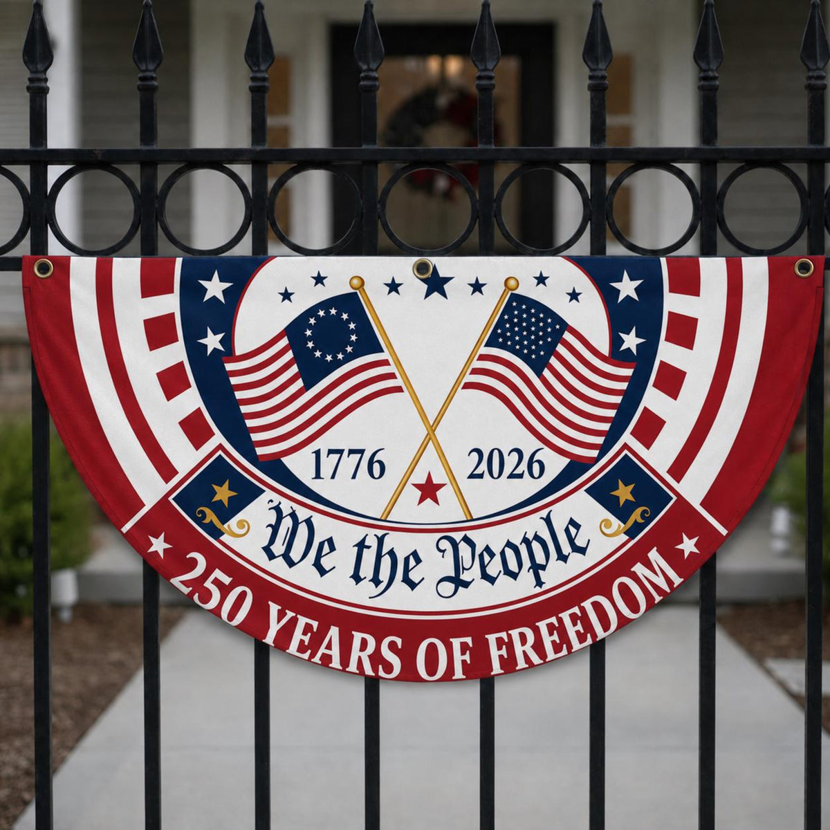 Patriotic Semicircle Banner We The People American Flag Banner America 250th Anniversary Door Decor 4th Of July Celebration Gift 1781493160738.jpg