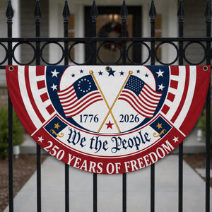 Patriotic Semicircle Banner We The People American Flag Banner America 250th Anniversary Door Decor 4th Of July Celebration Gift 1781493160738.jpg