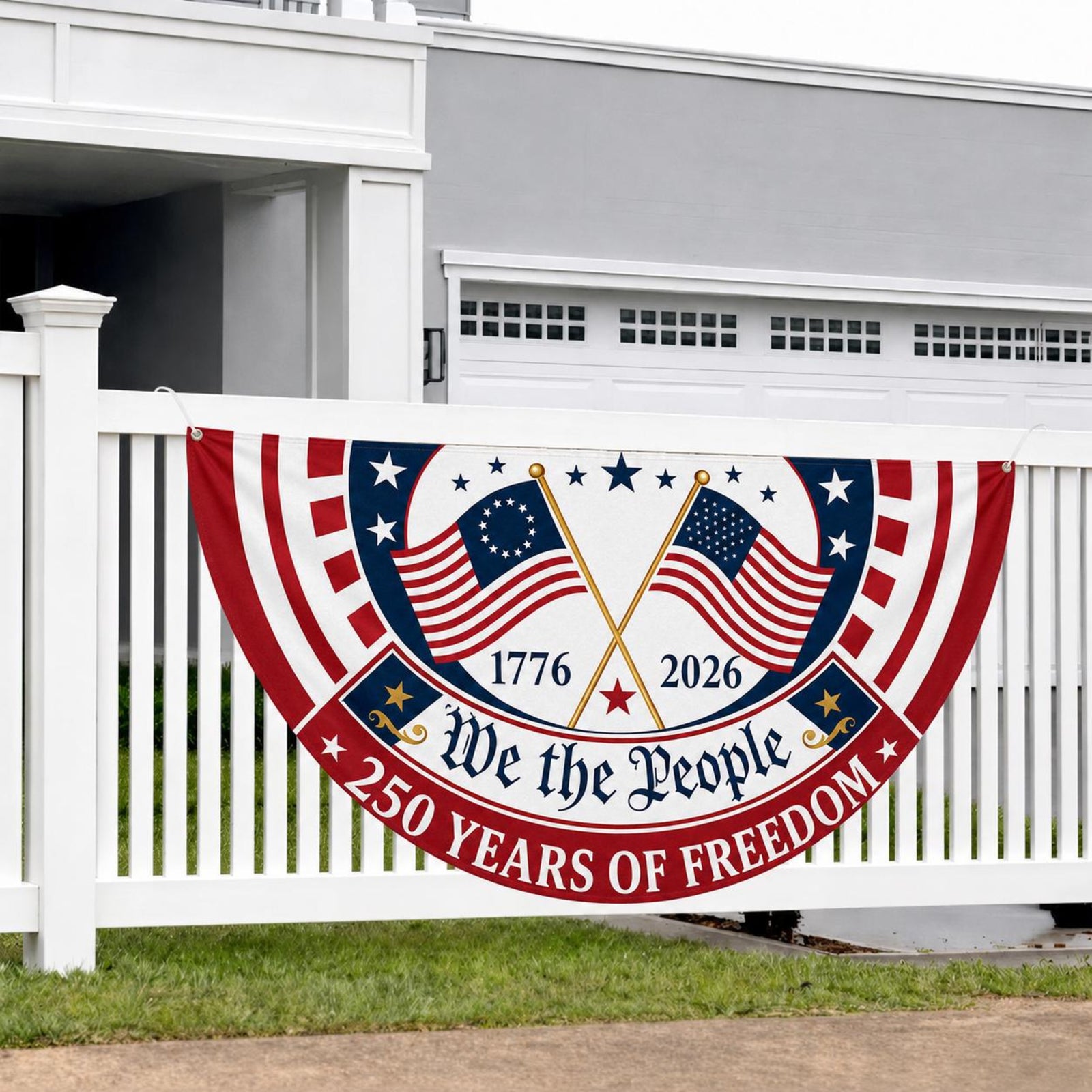 Patriotic Semicircle Banner We The People American Flag Banner America 250th Anniversary Door Decor 4th Of July Celebration Gift 1781493161063.jpg