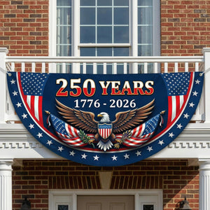 America 250th Anniversary Patriotic Bunting Banner1776 2026 Let Freedom Ring Porch Decor250th Anniversary Usa Semi Circular Flag 1781493589101.jpg