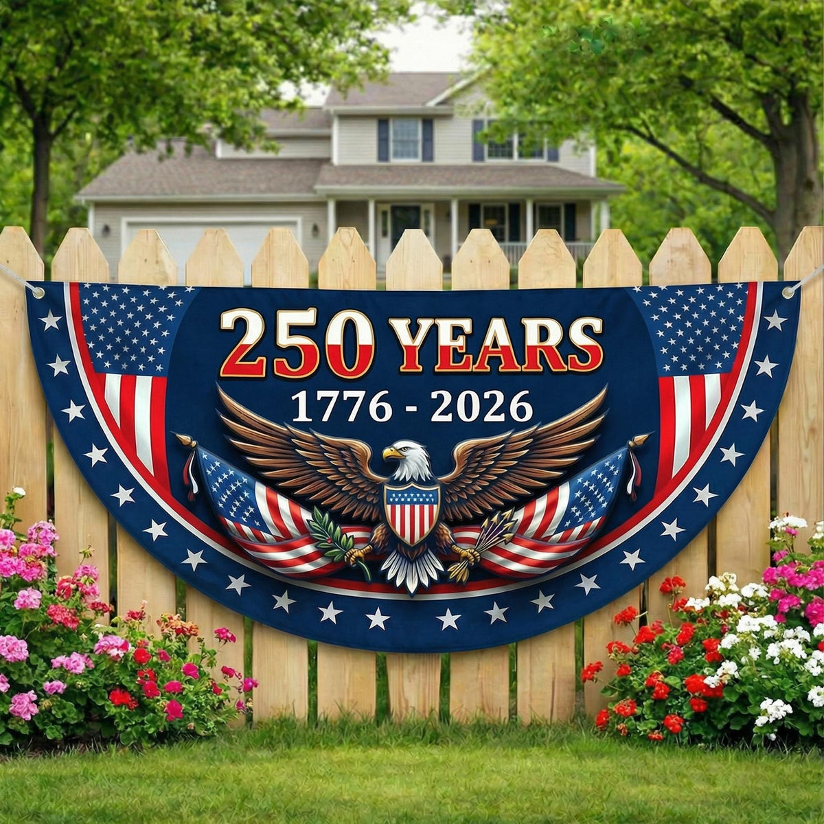 America 250th Anniversary Patriotic Bunting Banner1776 2026 Let Freedom Ring Porch Decor250th Anniversary Usa Semi Circular Flag 1781493589161.jpg