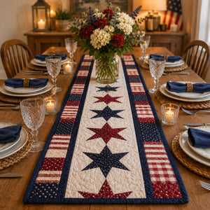 Patriotic Stars Table Runner Quilted Americana Table Decor Red White And Blue Stripes Runner 4th Of July Dining Decor Independence Day Gift 1781498890520.jpg