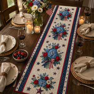 Patriotic Stars Table Runner Quilted Americana Table Decor Red White And Blue Stripes Runner 4th Of July Dining Decor Independence Day Gift 1781509029922.png