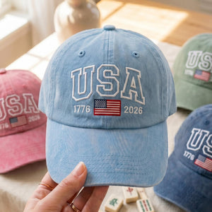 Embroidered Usa Flag Hat Retro American Pride Cap 1776 2026 1781509074564.jpg