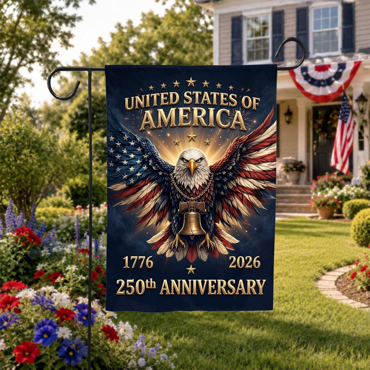 250th Anniversary Usa Flag Made In Usa American Flag Double Sided Independence Day 4th Of July Patriotic Decor Garden Decor Home Decor 1781509755630.jpg