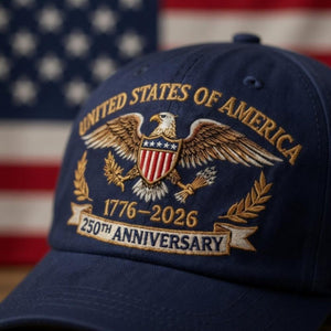 250th Anniversary Usa Hat 1776 2026 United States Of America Embroidered Cap Patriotic Eagle Design 1781512665266.jpg