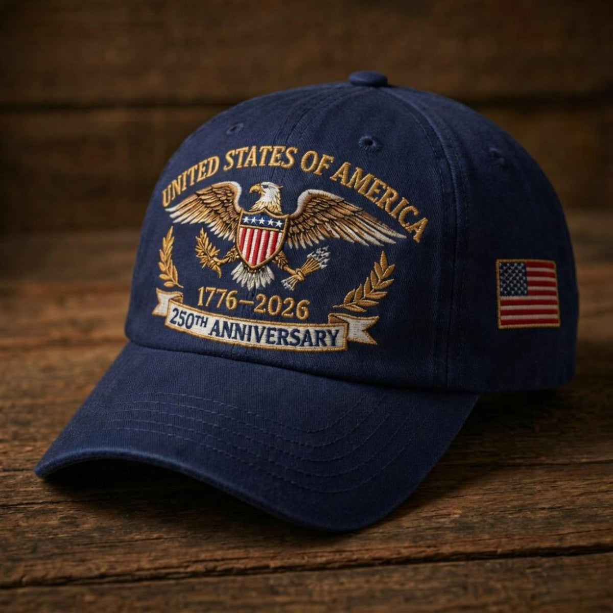250th Anniversary Usa Hat 1776 2026 United States Of America Embroidered Cap Patriotic Eagle Design 1781512665791.jpg