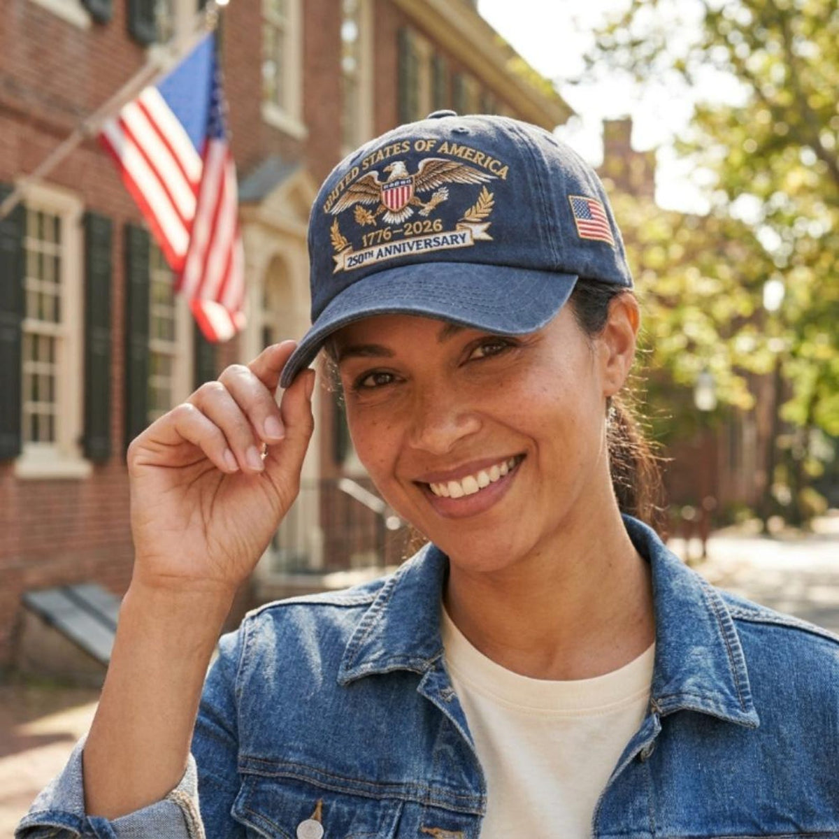 250th Anniversary Usa Hat 1776 2026 United States Of America Embroidered Cap Patriotic Eagle Design 1781512665796.jpg