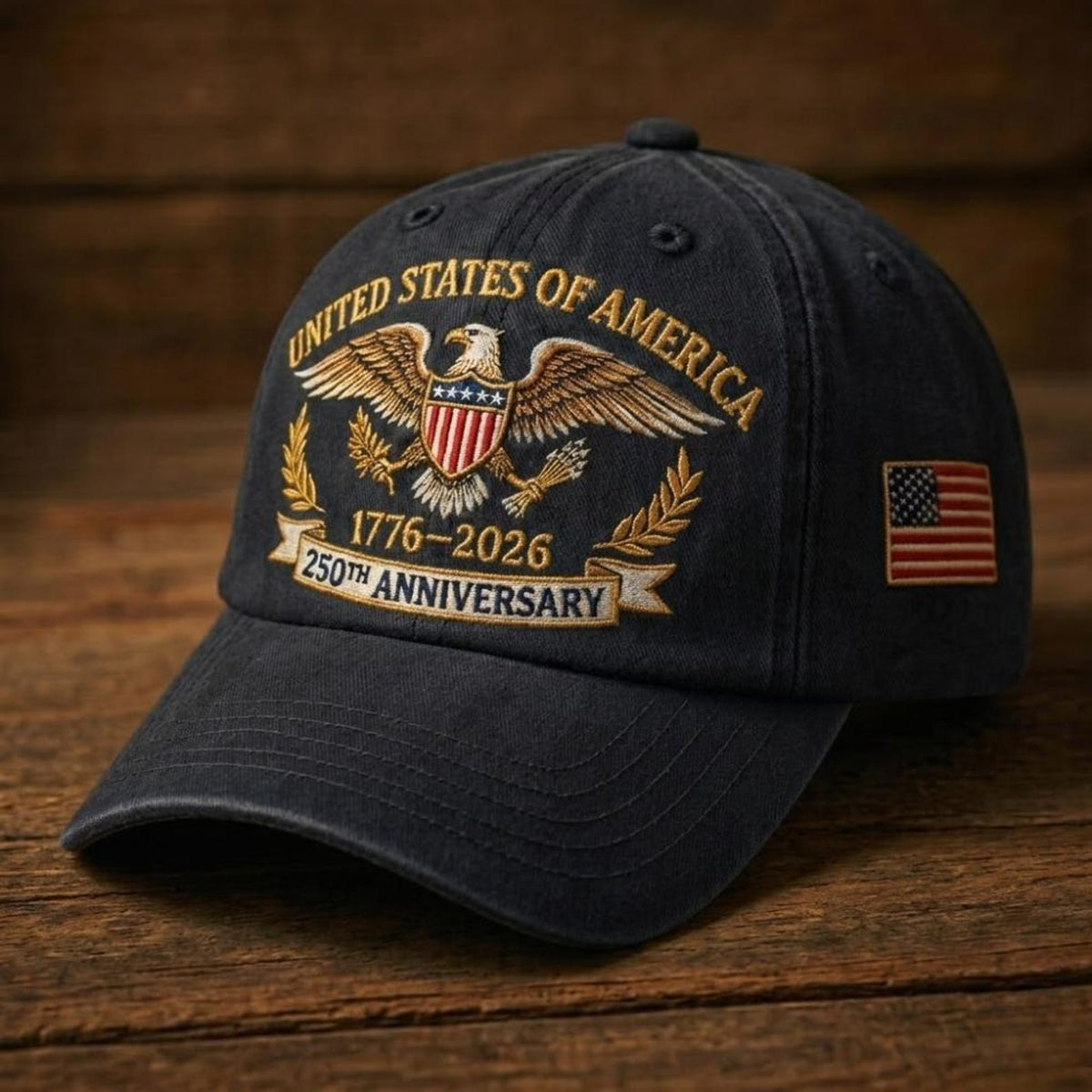 250th Anniversary Usa Hat 1776 2026 United States Of America Embroidered Cap Patriotic Eagle Design 1781512665809.jpg