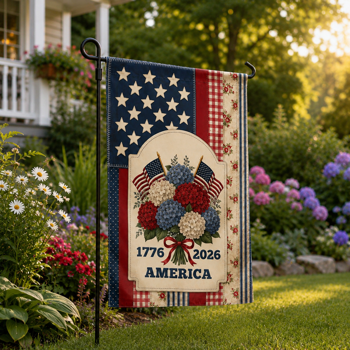 4th Of July House Flag America 250th Anniversary 1776 2026 Patriotic Hydrangea Porch Decor 1781516460152.png