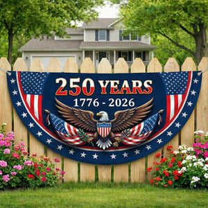 America 250th Anniversary Patriotic Bunting Banner1776 2026 Let Freedom Ring Porch Decor250th Anniversary Usa Semi Circular Flag 1781516629124.jpg