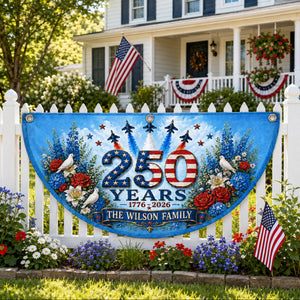 Personalized 250th Anniversary Banner Custom Family Name Patriotic Bunting Flag Usa 1776 2026 Porch Decor 4th Of July Flag 1781518549932.jpg