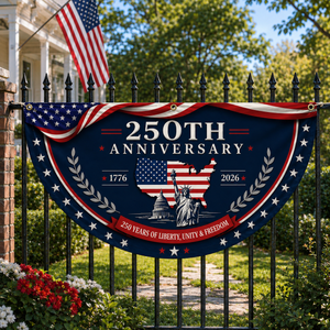 America 250th Anniversary Semicircle Banner Patriotic Usa Outdoor Decor 1781585338961.png