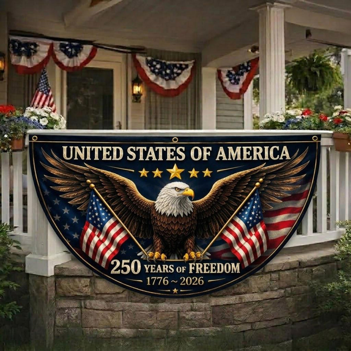 Patriotic Eagle Bunting America 250th Anniversary Decor Usa Banner July 4th Porch Decor 1781594680133.jpg