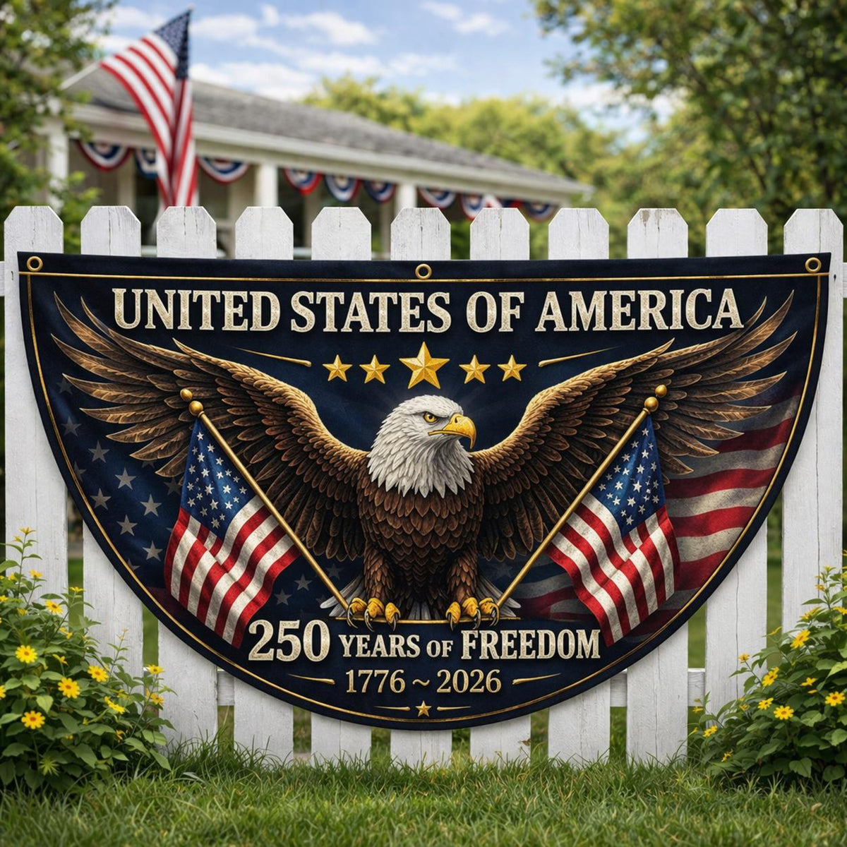 Patriotic Eagle Bunting America 250th Anniversary Decor Usa Banner July 4th Porch Decor 1781594680286.jpg