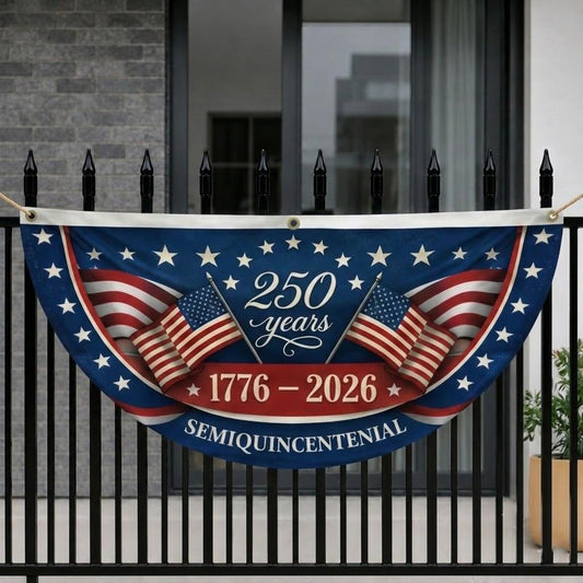 America 250th Anniversary Porch Banner Patriotic Bunting Flag Usa 1776 2026 Decor 1781594896399.jpg