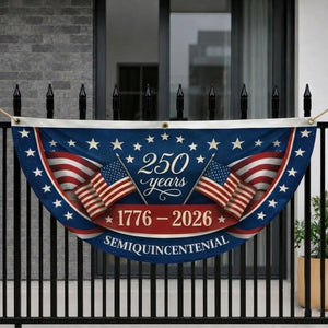 America 250th Anniversary Porch Banner Patriotic Bunting Flag Usa 1776 2026 Decor 1781594896399.jpg