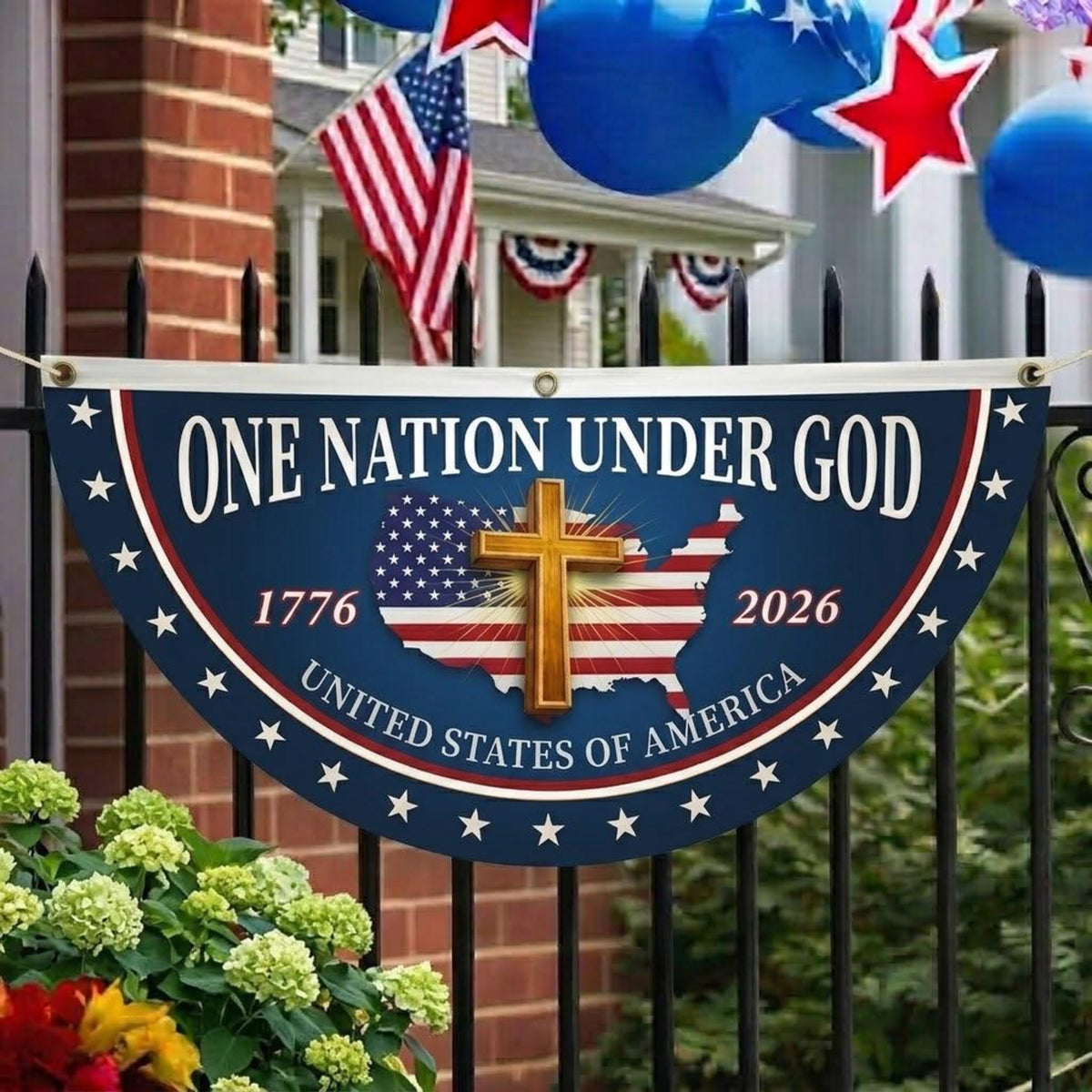 Christian Patriotic Banner One Nation Under God Usa 250th Anniversary Decor 1781595054369.jpg
