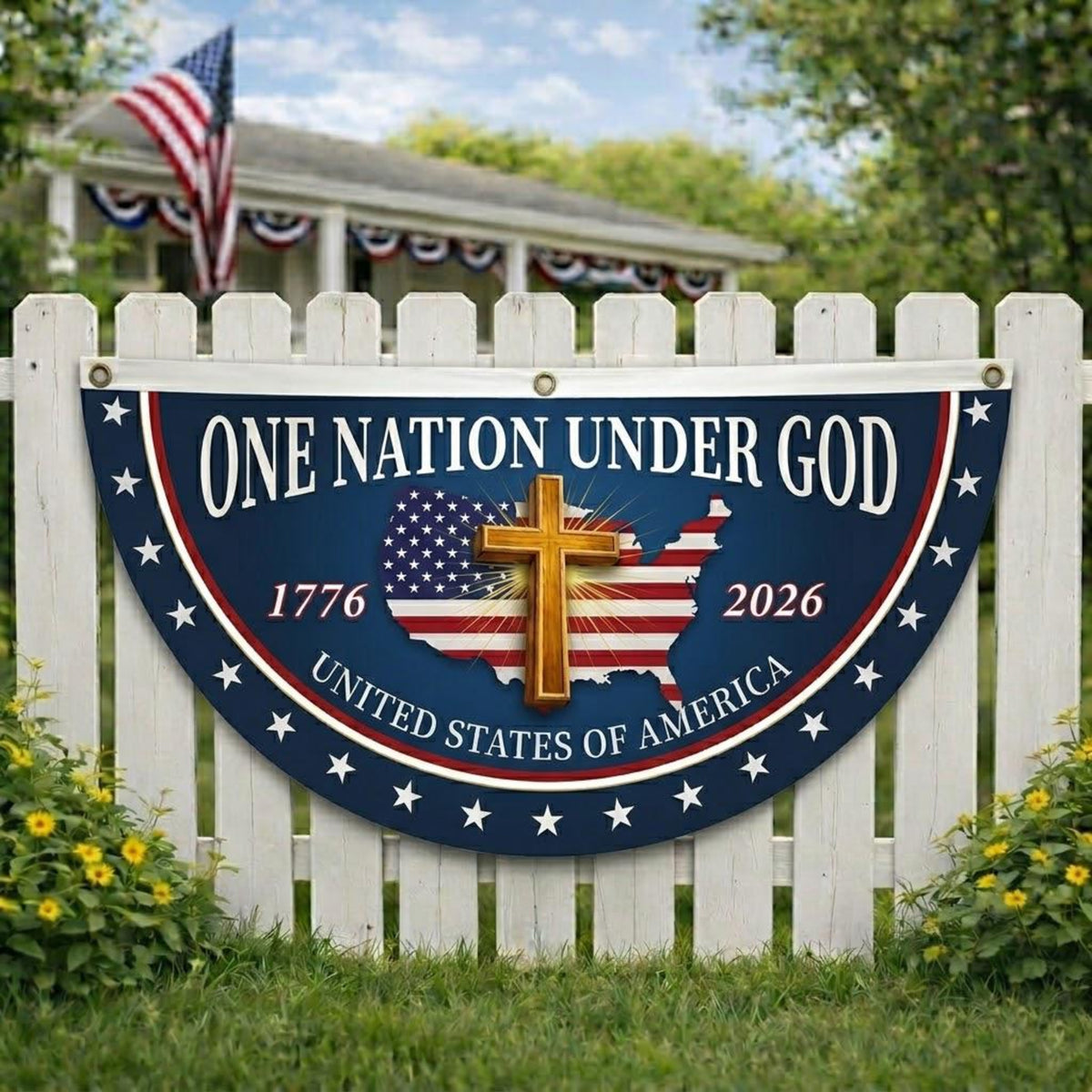 Christian Patriotic Banner One Nation Under God Usa 250th Anniversary Decor 1781595054589.jpg