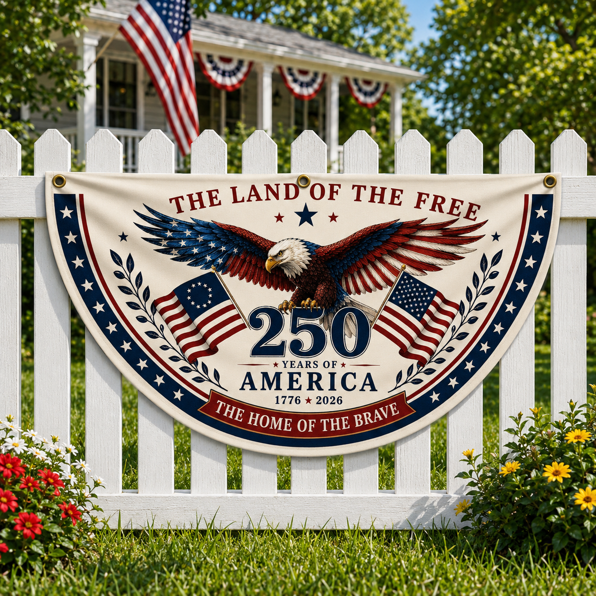 America 250th Anniversary Semicircle Banner Patriotic Eagle Usa Outdoor Decor 1781595526011.png