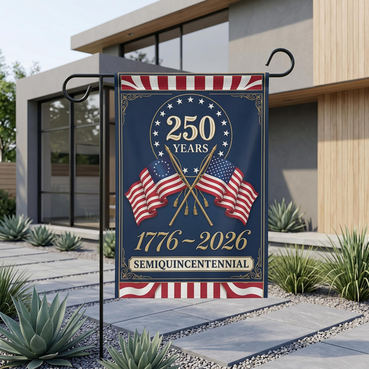 Usa 250 Years Garden Flag 1776 2026 Semiquincentennial Yard Banner Patriotic American Anniversary Decor 250th Celebration Outdoor Sign 1781595593169.jpg