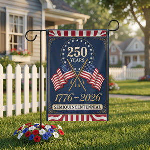 Usa 250 Years Garden Flag 1776 2026 Semiquincentennial Yard Banner Patriotic American Anniversary Decor 250th Celebration Outdoor Sign 1781595593380.jpg