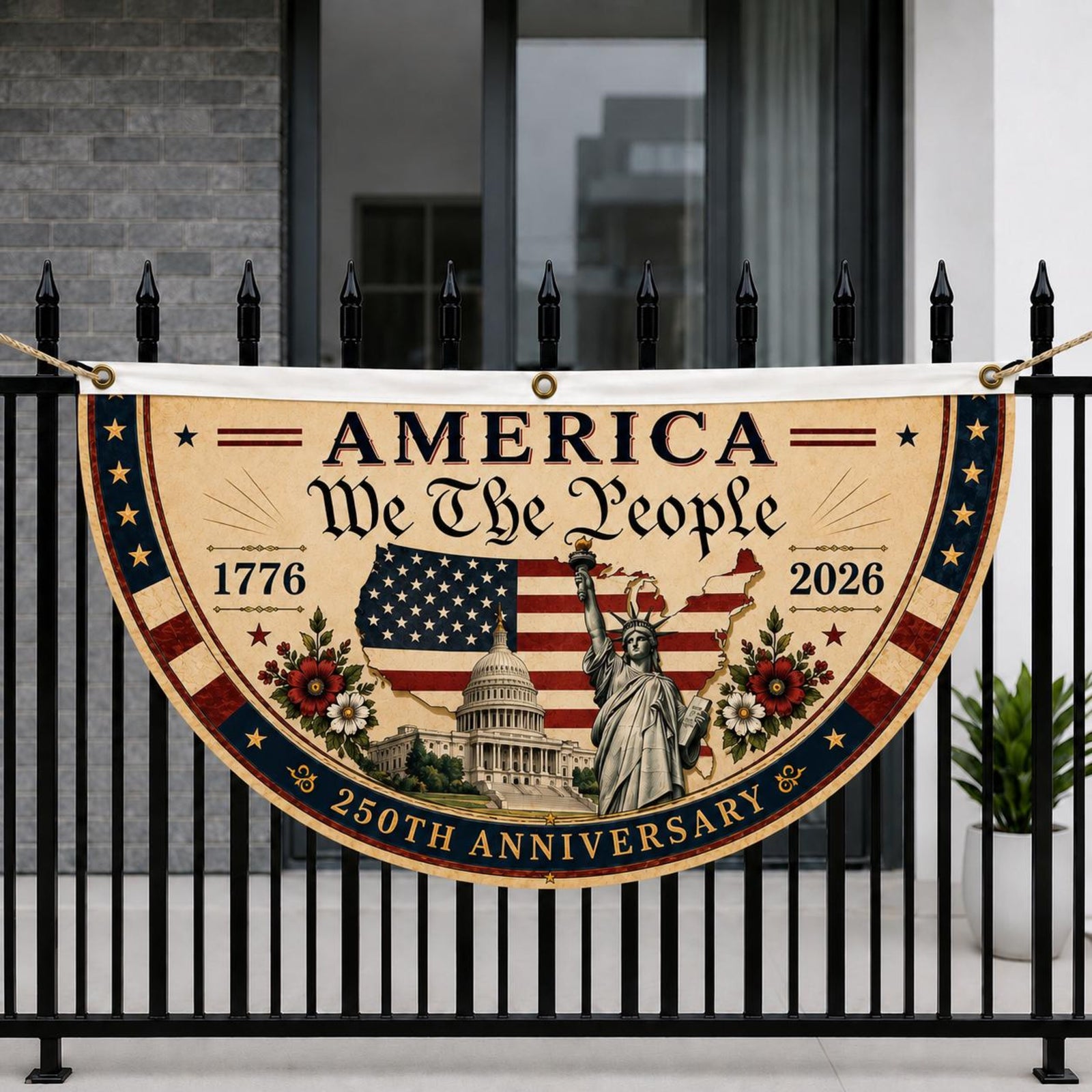 Patriotic Semicircle Flag We The People America 250th Anniversary Banner 1781596069281.jpg