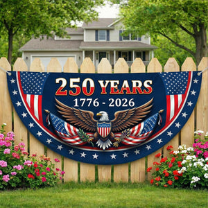 America 250th Anniversary Patriotic Bunting Banner1776 2026 Let Freedom Ring Porch Decor250th Anniversary Usa Semi Circular Flag 1781597614158.jpg