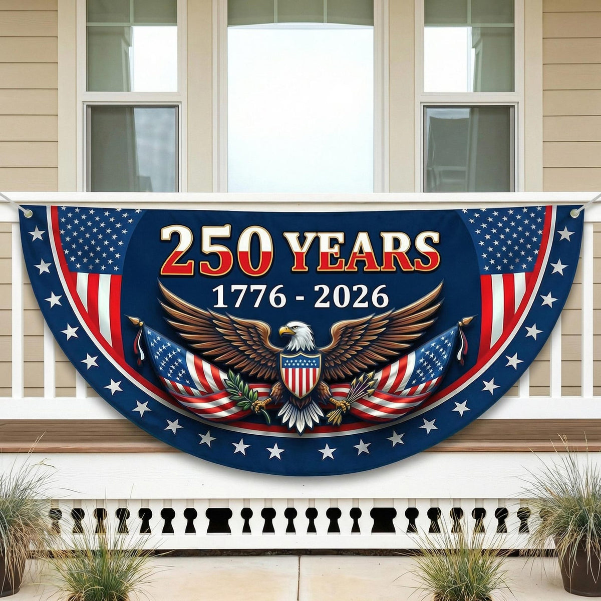 America 250th Anniversary Patriotic Bunting Banner1776 2026 Let Freedom Ring Porch Decor250th Anniversary Usa Semi Circular Flag 1781597614274.jpg