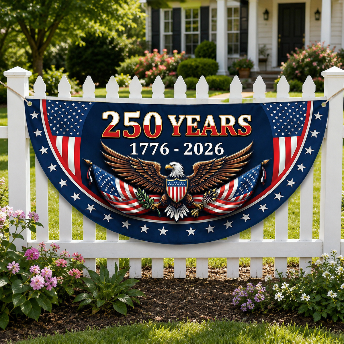 America 250th Anniversary Patriotic Bunting Banner1776 2026 Let Freedom Ring Porch Decor250th Anniversary Usa Semi Circular Flag 1781597615532.png