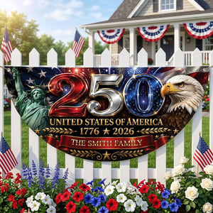America 250th Anniversary Patriotic Bunting Banner1776 2026 Let Freedom Ring Porch Decor250th Anniversary Usa Semi Circular Flag 1781597728354.jpg