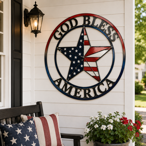 God Bless America Metal Wall Art Patriotic Star Wall Decor American Flag Metal Sign Usa Porch Decor Veterans Day Gift 1781599786847.png