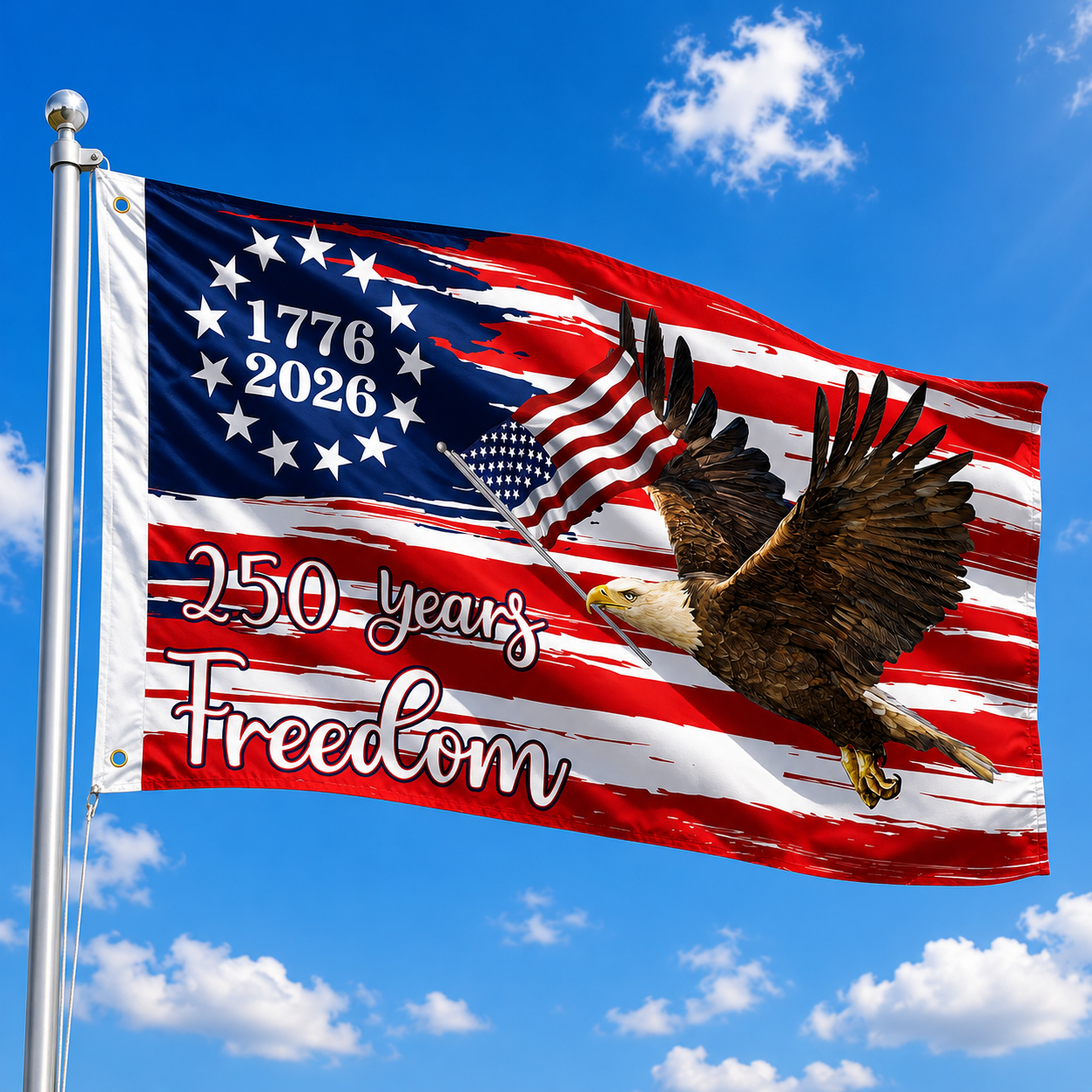 250 Anniversary Usa Flag Outdoor American Flag Double Sided 3 Ply 1776 2026 250 Years Of Freedom Patriotic Flags Banner For 4th Of July Memorial Independence Veterans Labor Armed Forces 1781665067810.png