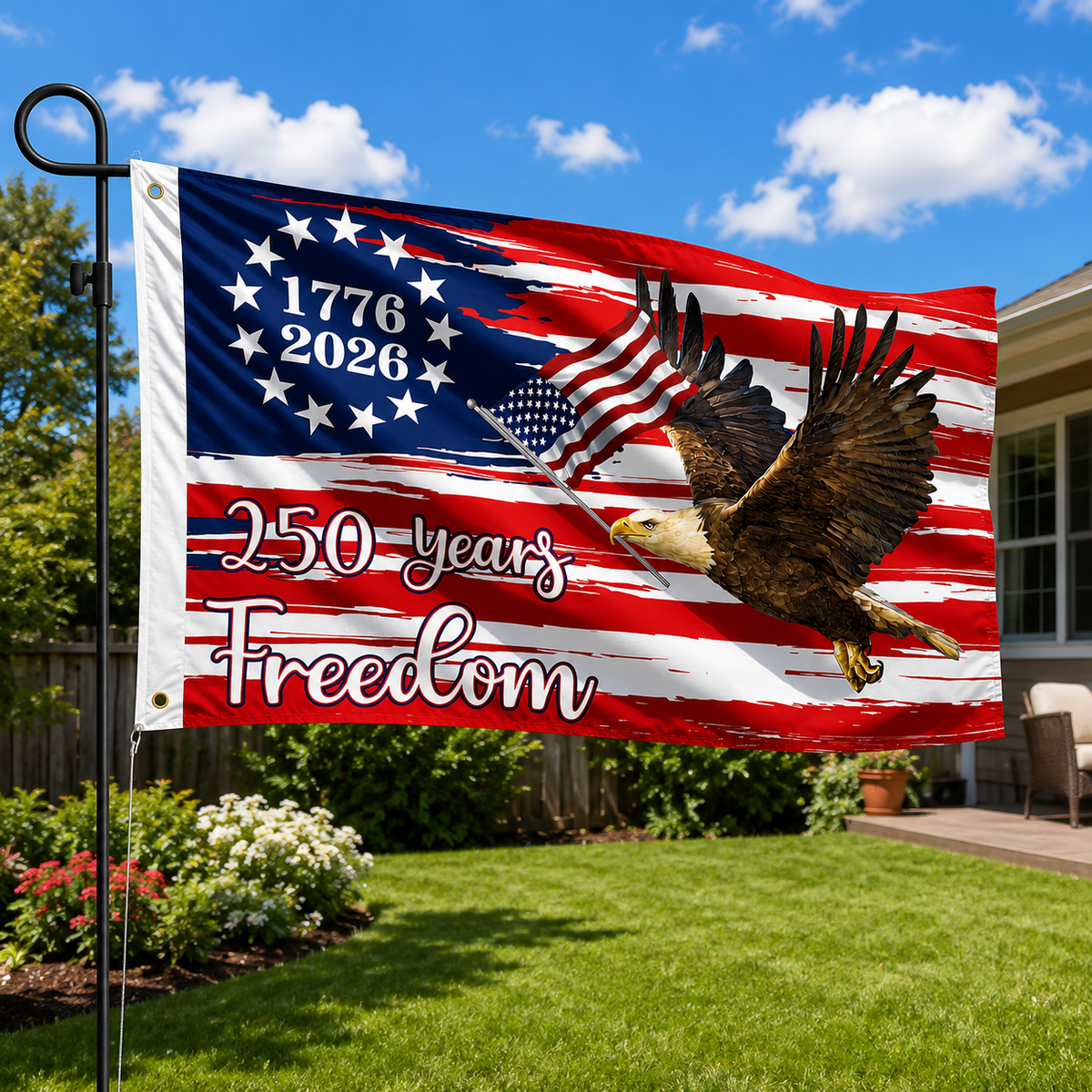 250 Anniversary Usa Flag Outdoor American Flag Double Sided 3 Ply 1776 2026 250 Years Of Freedom Patriotic Flags Banner For 4th Of July Memorial Independence Veterans Labor Armed Forces 1781665068701.png