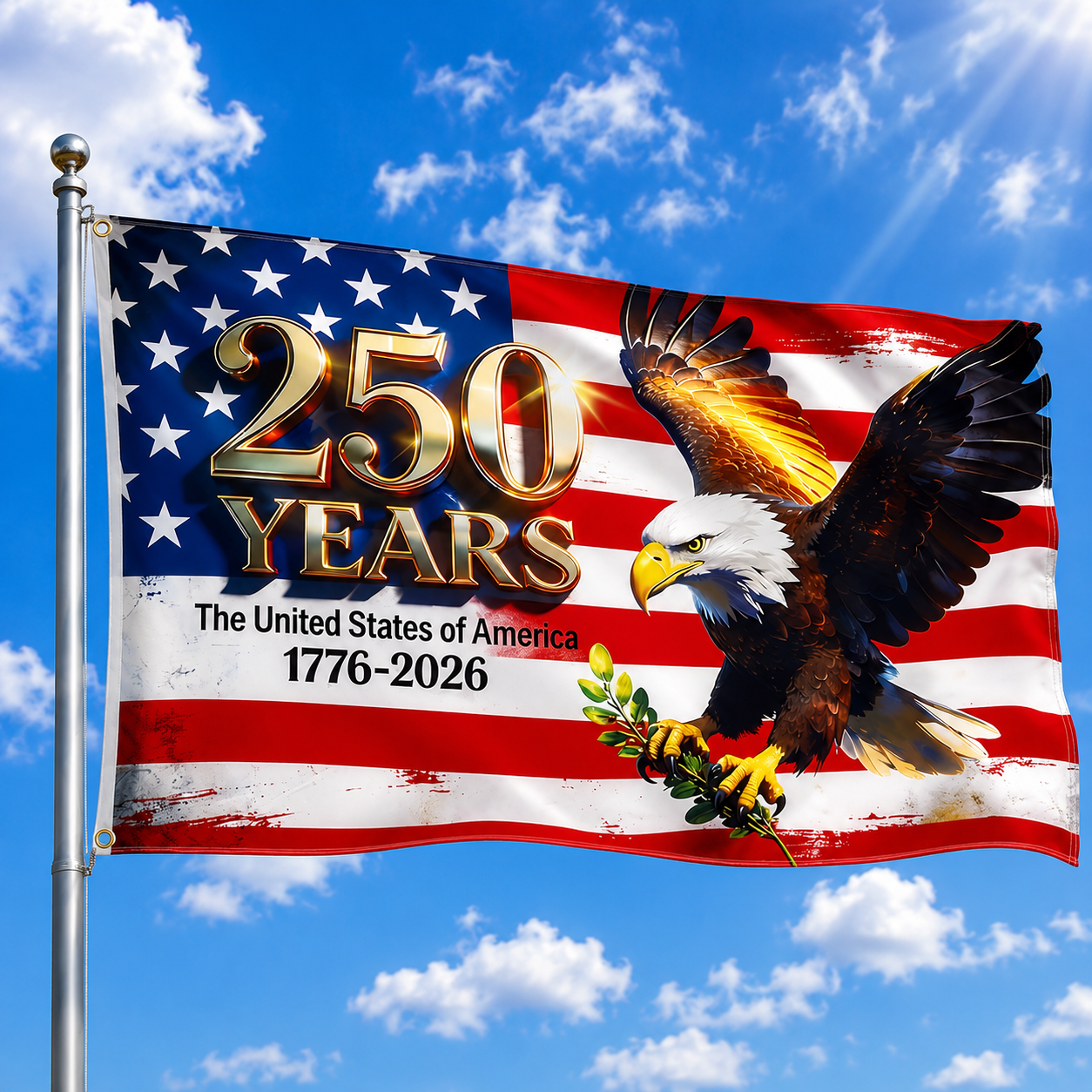 250 Anniversary Usa Flag America 250th Anniversary Merchandise 4th Of July Decorations1776 2026 Flags   Waterproof  Fade Resistant Patriotic Banner For Indoor Outdoor Garden Decoration 1781665820279.png