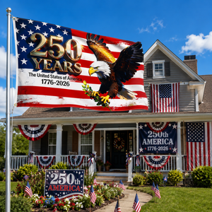 250 Anniversary Usa Flag America 250th Anniversary Merchandise 4th Of July Decorations1776 2026 Flags   Waterproof  Fade Resistant Patriotic Banner For Indoor Outdoor Garden Decoration 1781665820594.png