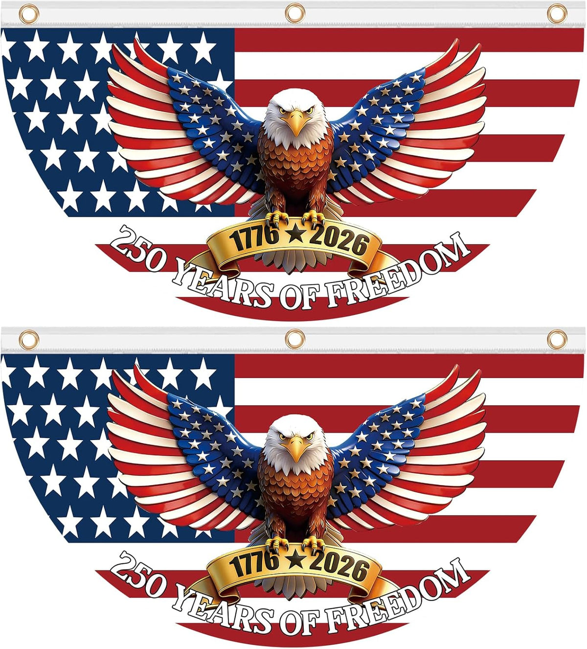 250th Anniversary Usa Bunting Flag  1776 2026th Birthday American Fan Flags 250 Years Of Freedom Flag Patriotic Eagle Banner 4th Of July Decorations Independence Day Patriotic Memorial Day 1781666368431.jpg