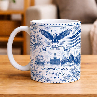 250 Years Of Freedom  Pride Mug Semiquincentennial 1776 2026 Mug America Independence Day Gift 1781680292212.jpg