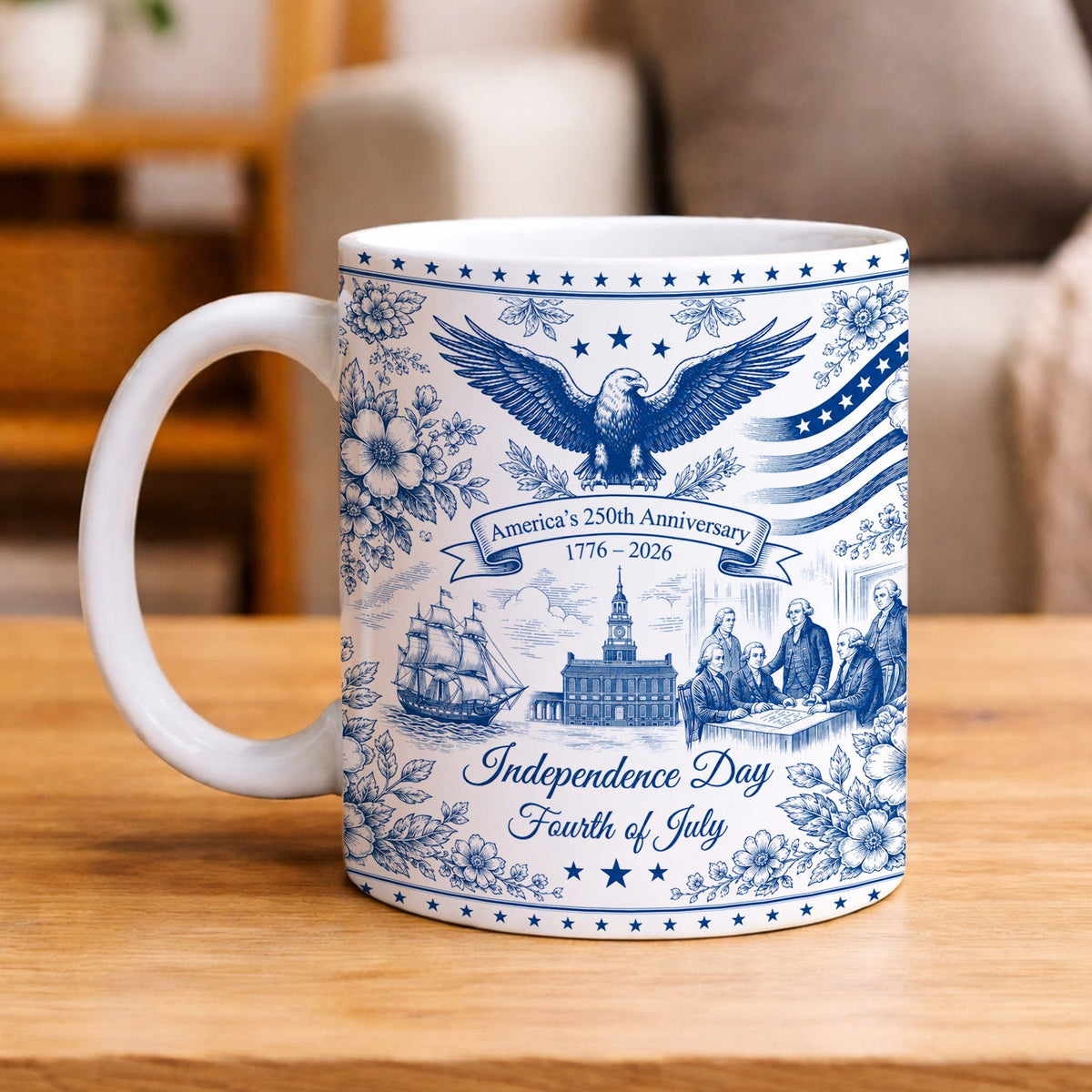 250 Years Of Freedom  Pride Mug Semiquincentennial 1776 2026 Mug America Independence Day Gift 1781680292212.jpg