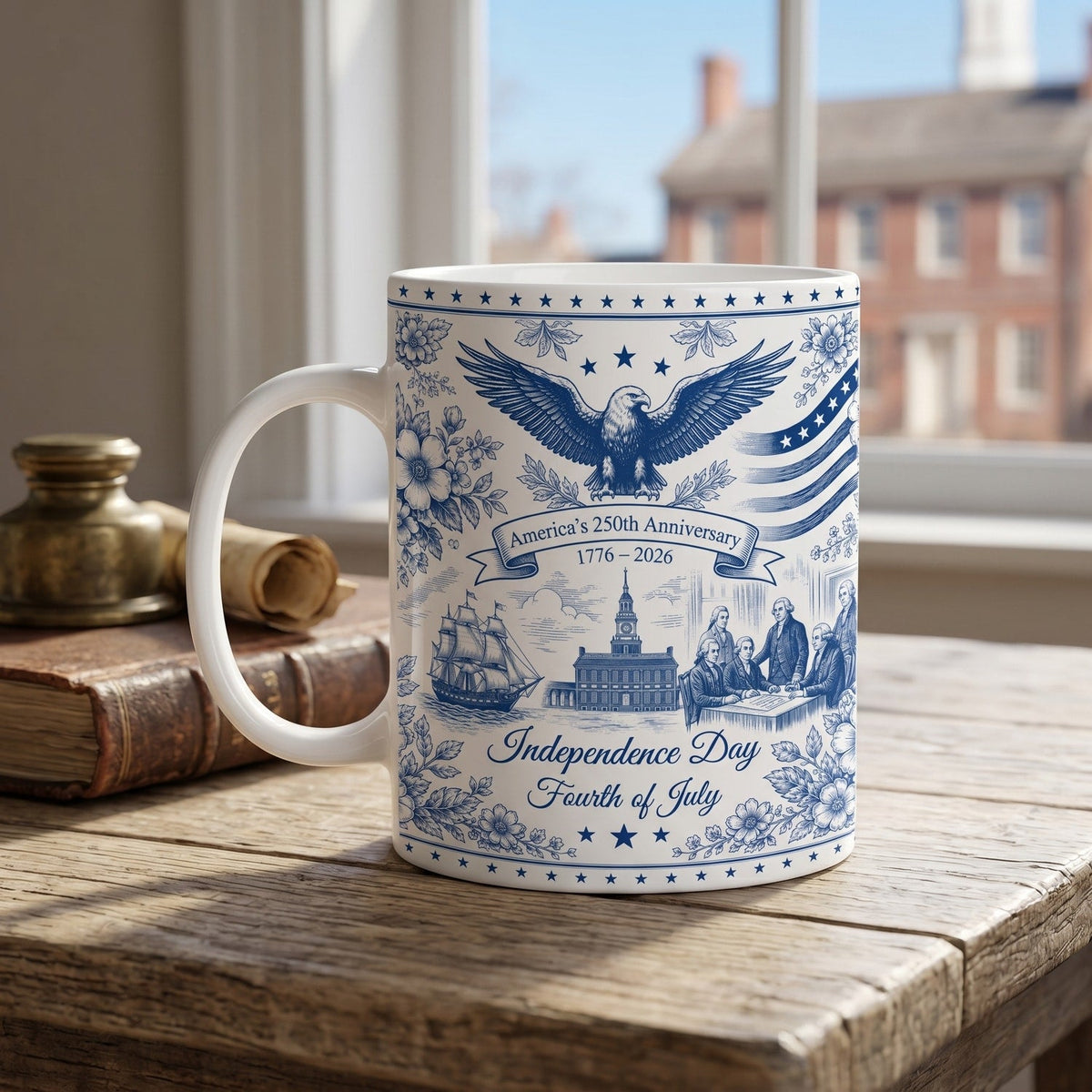 250 Years Of Freedom  Pride Mug Semiquincentennial 1776 2026 Mug America Independence Day Gift 1781680292221.jpg